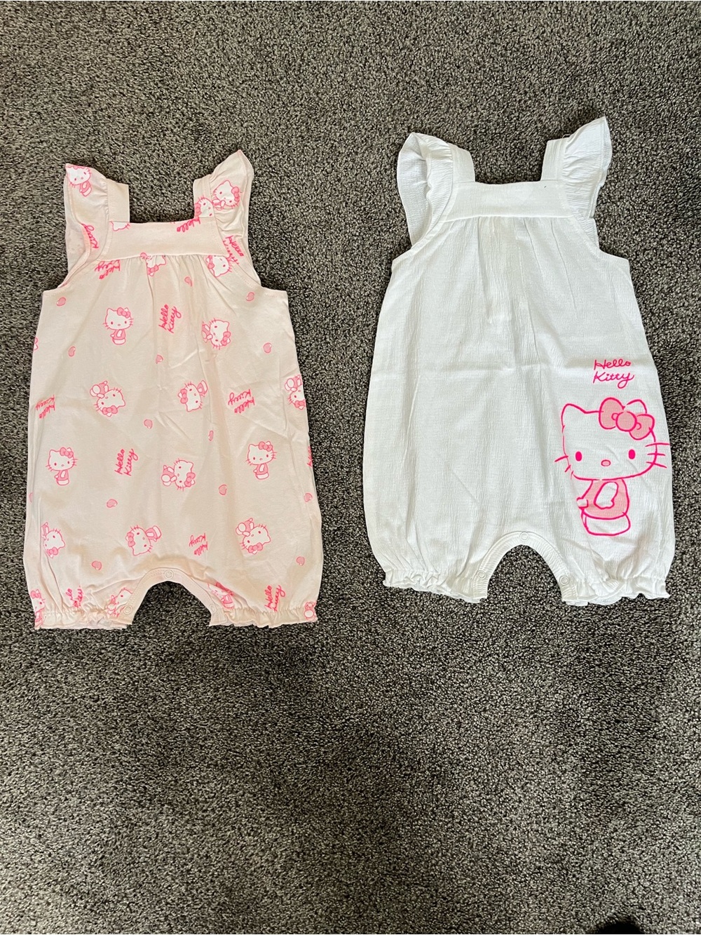 Hello Kitty Infant Romper Duo - Pink & White
